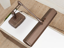 Load image into Gallery viewer, Vintage Copper, Brown Gooseneck Art Deco Beige Task Lamp