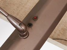 Load image into Gallery viewer, Vintage Copper, Brown Gooseneck Art Deco Beige Task Lamp