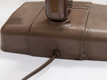Load image into Gallery viewer, Vintage Copper, Brown Gooseneck Art Deco Beige Task Lamp