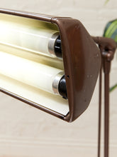 Load image into Gallery viewer, Vintage Copper, Brown Gooseneck Art Deco Beige Task Lamp