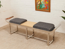 Load image into Gallery viewer, Rare 1970’s Chrome Bench