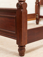Load image into Gallery viewer, Cherry Wood Four Poster Bed - Vintage Late 20th Century