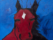 Load image into Gallery viewer, Red Horse Oil Painting