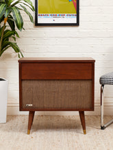 Load image into Gallery viewer, Vintage Mid-Century Record Console Cabinet