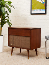 Load image into Gallery viewer, Vintage Mid-Century Record Console Cabinet
