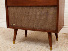 Load image into Gallery viewer, Vintage Mid-Century Record Console Cabinet