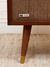 Load image into Gallery viewer, Vintage Mid-Century Record Console Cabinet