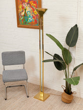 Load image into Gallery viewer, Vintage Geurge Kovacs Brass Glass and Lucite Floor Lamp