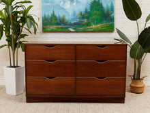 Load image into Gallery viewer, Six Drawer Mid Century Dresser by Basset