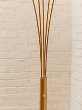 Load image into Gallery viewer, Five Headed Brass Vintage Floor Lamp