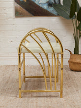 Load image into Gallery viewer, Gold Vanity Stool