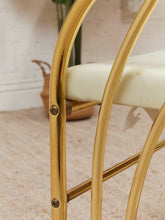 Load image into Gallery viewer, Gold Vanity Stool