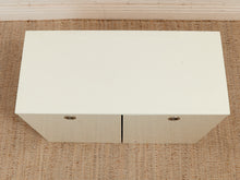 Load image into Gallery viewer, White Post Modern 2 Drawer End Table