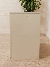 Load image into Gallery viewer, White Post Modern 2 Drawer End Table