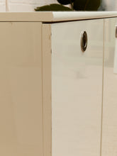 Load image into Gallery viewer, White Post Modern 2 Drawer End Table