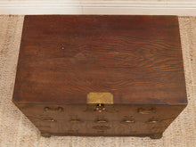 Load image into Gallery viewer, Korean Brass-Mounted Hardwood Bandaji Chest
