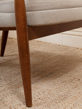 Load image into Gallery viewer, Curved Ivory Lounge Chair