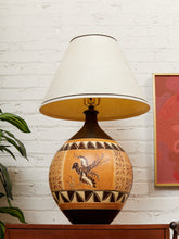 Load image into Gallery viewer, Tribal Southwestern Mid Century Lamp