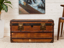 Load image into Gallery viewer, Wood Antique Chest