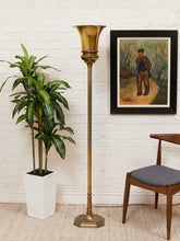 Load image into Gallery viewer, Art Deco Torchiere Floor Lamp