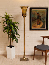 Load image into Gallery viewer, Art Deco Torchiere Floor Lamp
