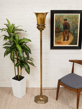 Load image into Gallery viewer, Art Deco Torchiere Floor Lamp
