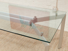 Load image into Gallery viewer, Seccose Mario Hasuike Italian Glass Dining Table with 6 chairs