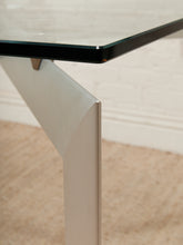 Load image into Gallery viewer, Seccose Mario Hasuike Italian Glass Dining Table with 6 chairs