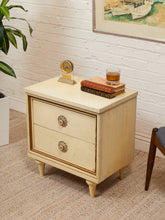 Load image into Gallery viewer, Double Drawer Flower Drawer Pull Table