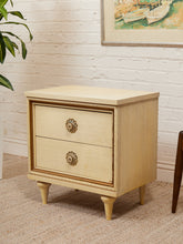 Load image into Gallery viewer, Double Drawer Flower Drawer Pull Table