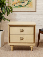 Load image into Gallery viewer, Double Drawer Flower Drawer Pull Table
