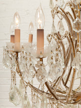 Load image into Gallery viewer, Maria Theresa Antique Crystal Large Chandelier