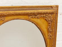 Load image into Gallery viewer, Framed Gold Gilded Vintage Mirror Circle