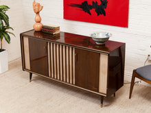 Load image into Gallery viewer, Mahogany Vintage Italian Stereo Cabinet
