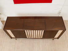 Load image into Gallery viewer, Mahogany Vintage Italian Stereo Cabinet