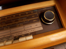 Load image into Gallery viewer, Mahogany Vintage Italian Stereo Cabinet