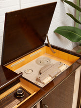 Load image into Gallery viewer, Mahogany Vintage Italian Stereo Cabinet