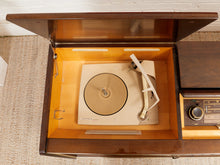 Load image into Gallery viewer, Mahogany Vintage Italian Stereo Cabinet