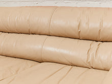 Load image into Gallery viewer, Leather Post Modern Loveseat