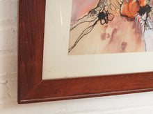 Load image into Gallery viewer, Eclipse Bloom Abstract Surrealist Print with Black Sun and Organic Forms