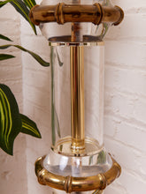 Load image into Gallery viewer, Column Lucite and Chrome Table Lamp