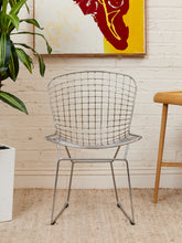 Load image into Gallery viewer, Chrome Wire Side Chair in the Style of Bertoia