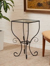 Load image into Gallery viewer, Black Wire Side Table