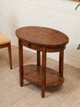 Load image into Gallery viewer, Rustic Hickory Wood Table with Drawer