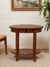 Load image into Gallery viewer, Rustic Hickory Wood Table with Drawer