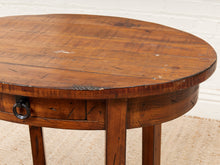 Load image into Gallery viewer, Rustic Hickory Wood Table with Drawer