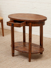 Load image into Gallery viewer, Rustic Hickory Wood Table with Drawer