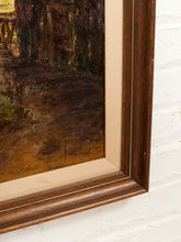 Load image into Gallery viewer, Mountain Ghost Town Framed Landscape Painting with Western Village