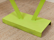 Load image into Gallery viewer, Lime Balance Geometric Freestanding Sculpture in Neon Green