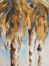 Load image into Gallery viewer, Desert Palms Framed Watercolor Painting
